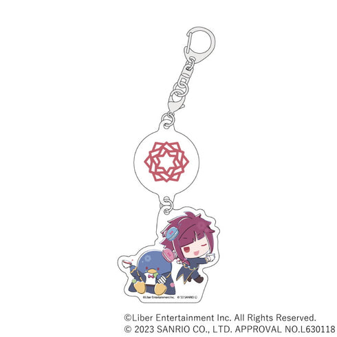 『A3!×Sanrio Characters』連結アクリルキーホルダー 22/有栖川誉×タキシードサム